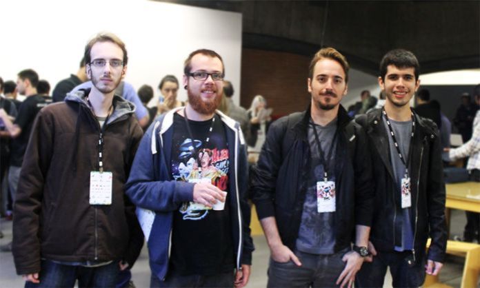 Gabriel Naro é o segundo da esquerda para a direita. Foto: Divulgação